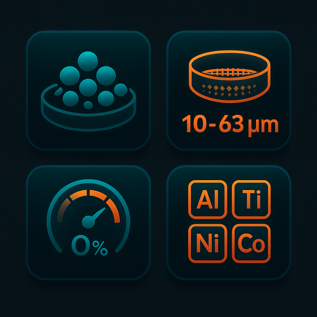 Порошки для SLM